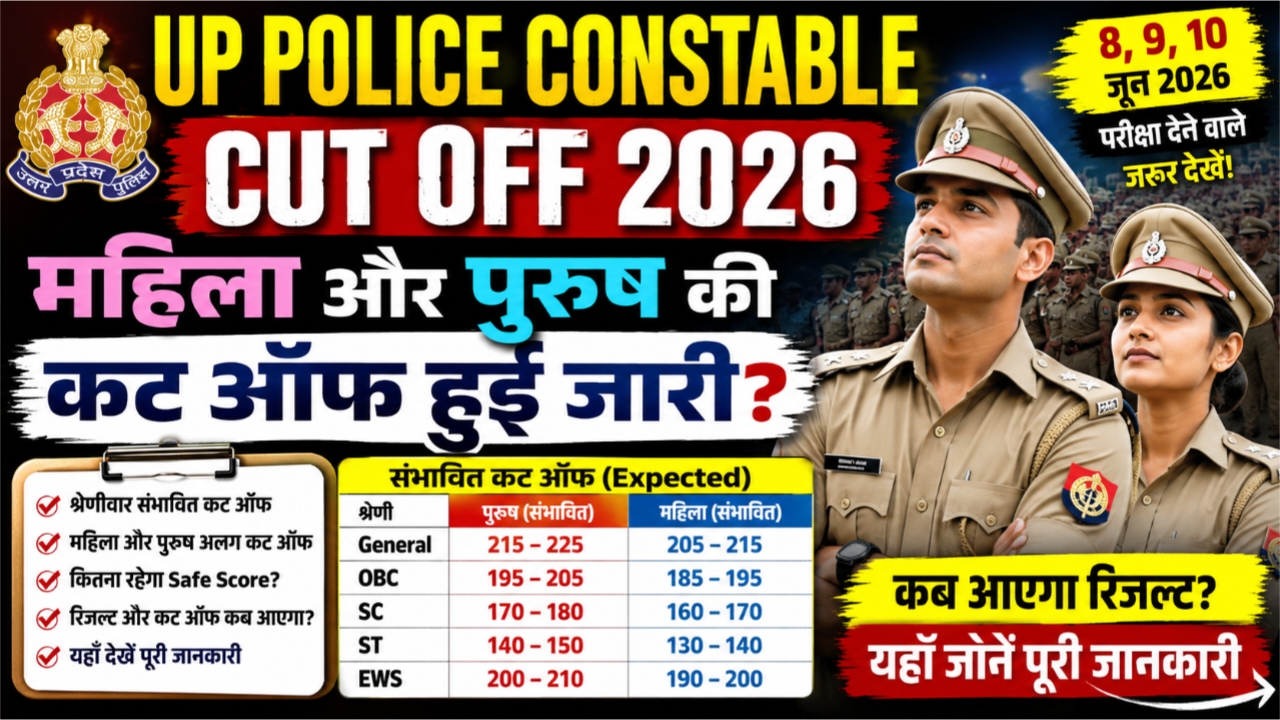 UP Police Constable Cut Off 2026