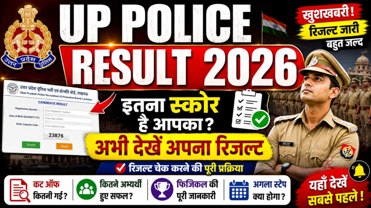 UP Police Result Cut Off List 2026